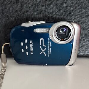 USED Fujifilm XP Series Dark Blue Waterproof Camera